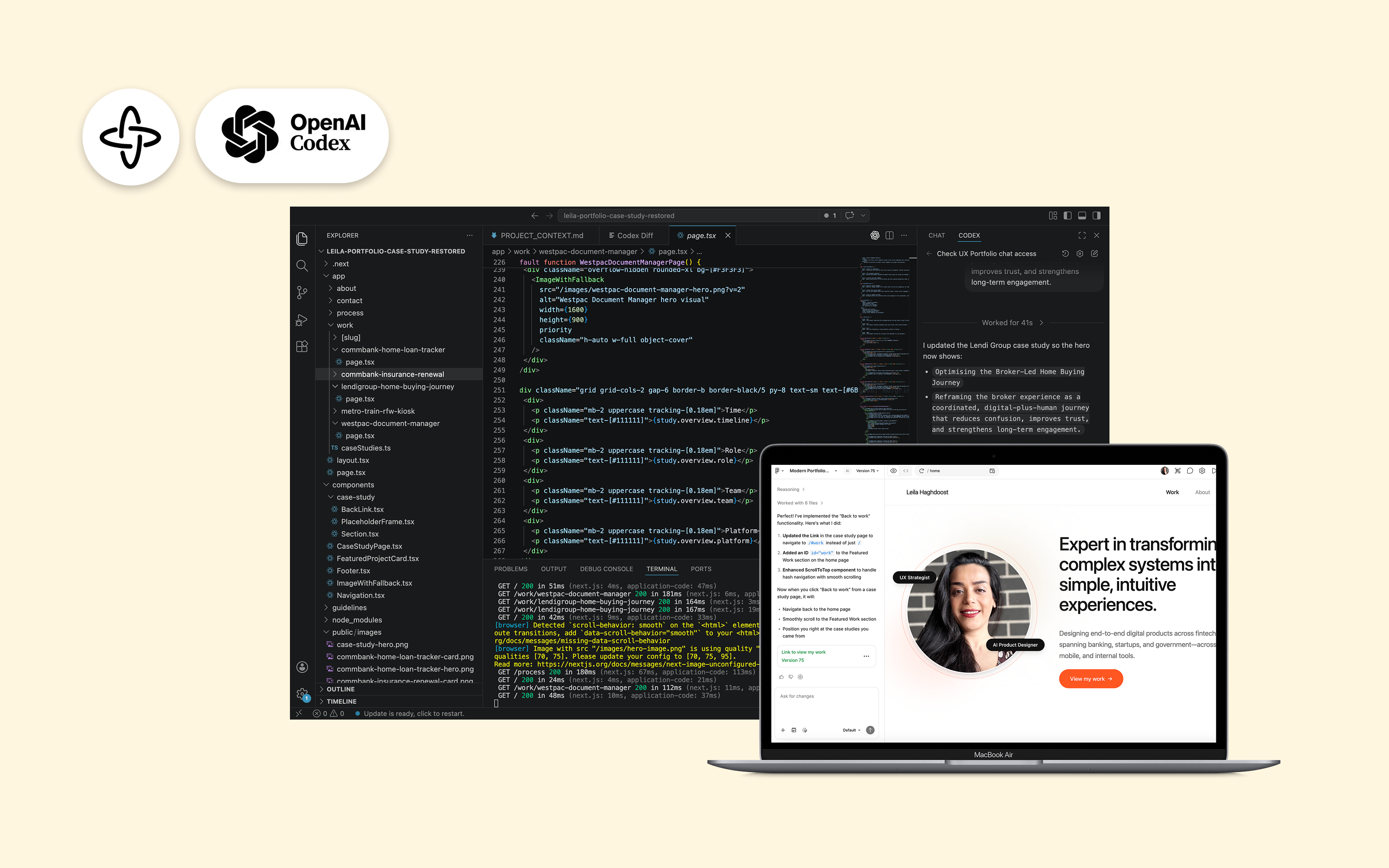 Reimagining My Portfolio with AI Assistance