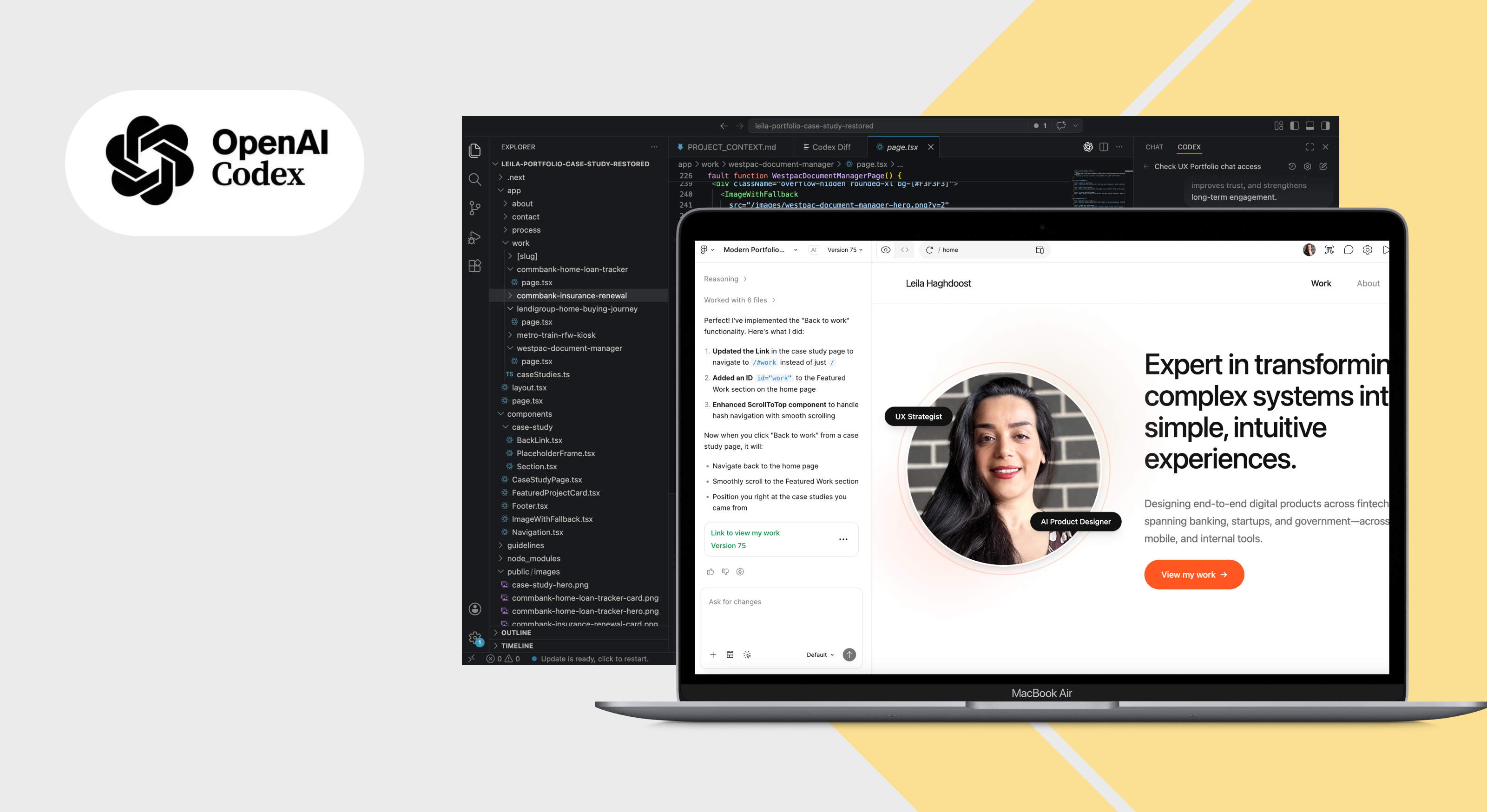 Reimagining My Portfolio with AI Assistance