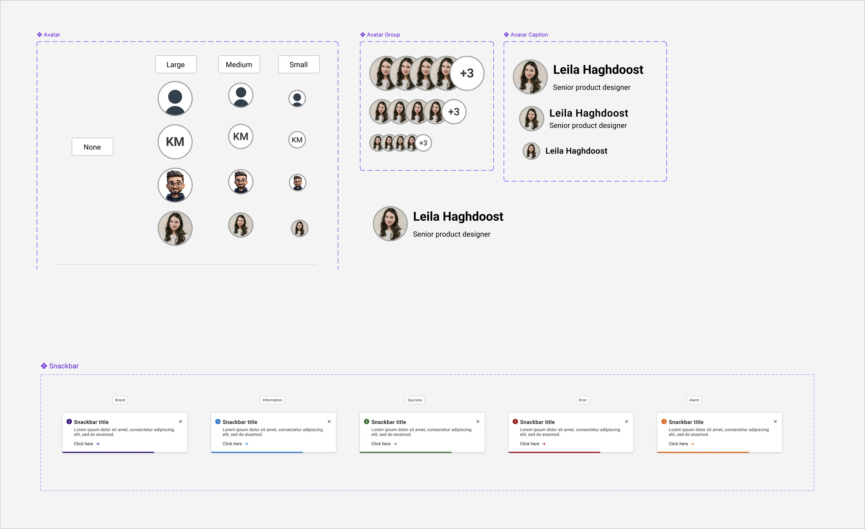 Components visual 1