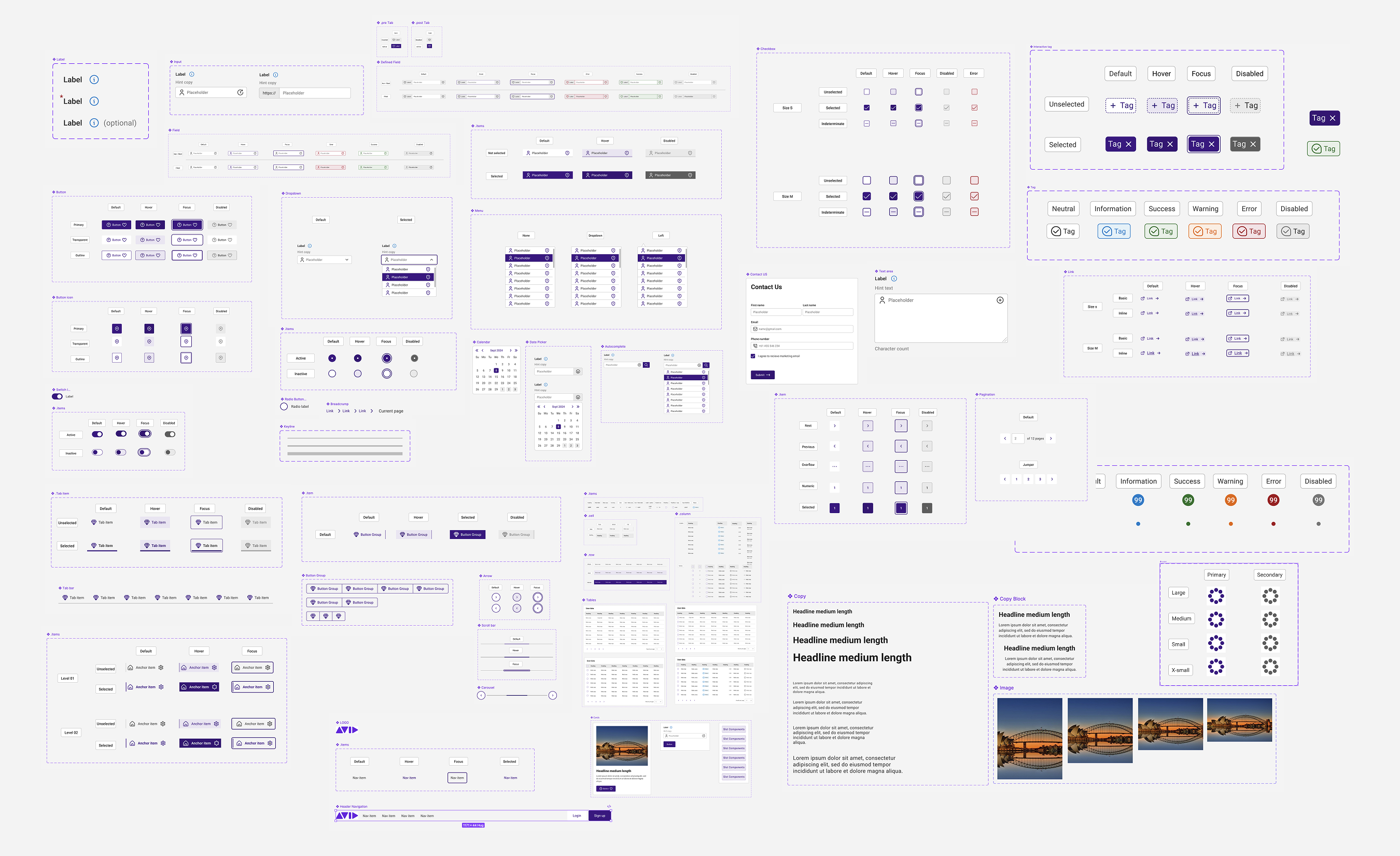 Components visual 3