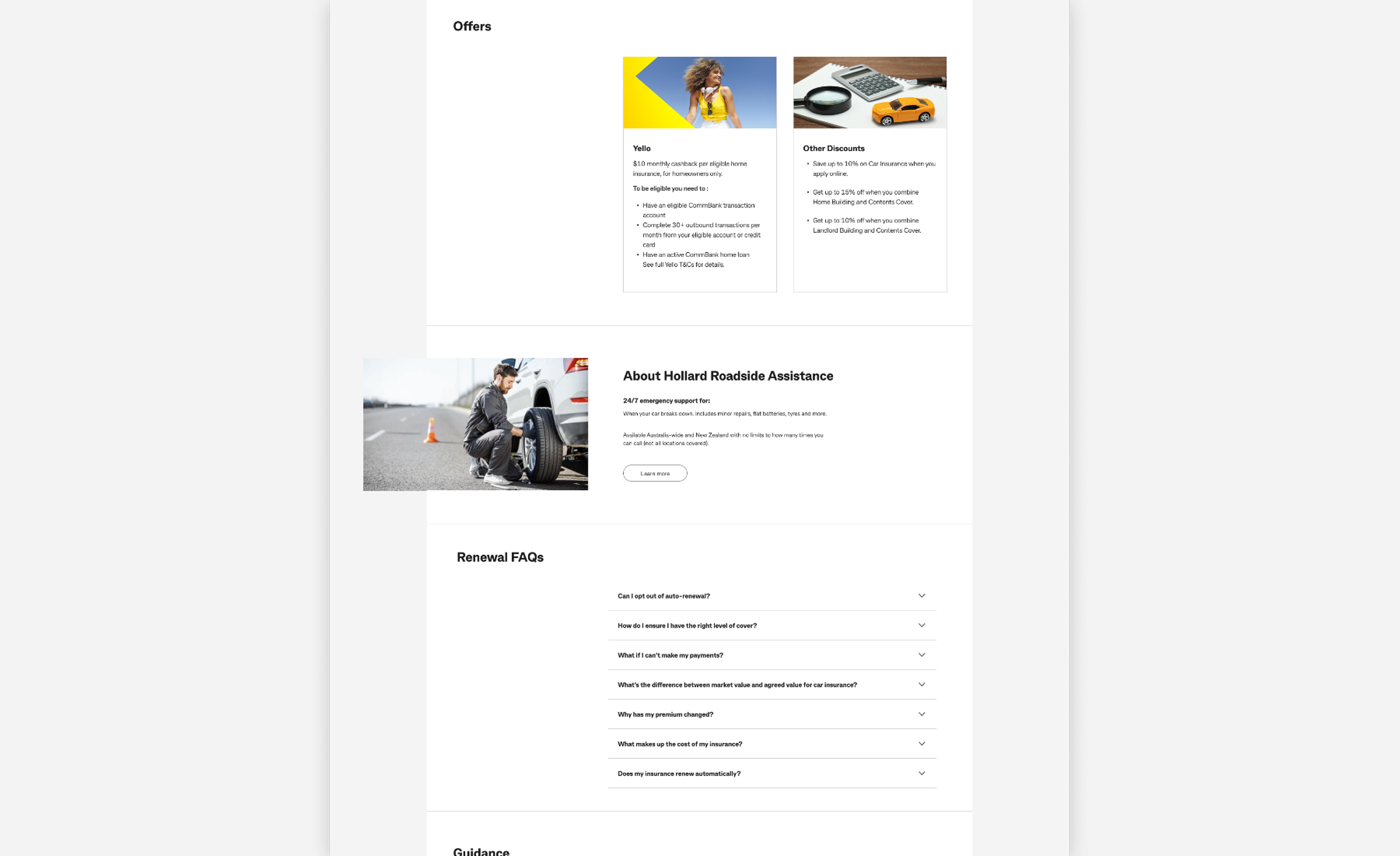 CommBank insurance renewal final solution visual 4